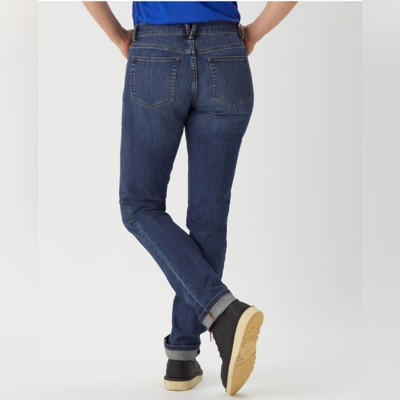 DULUTH Trading 12x31 Women's Daily Denim Slim Leg Jeans medium indigo wash - Picture 2 of 6